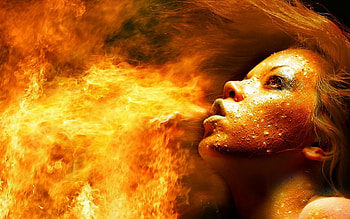 People, Girls, Fantasy, Fire HD wallpaper
