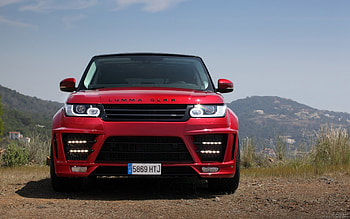 Range Rover CLR RS Lumma Design, range-rover, cars, red HD wallpaper