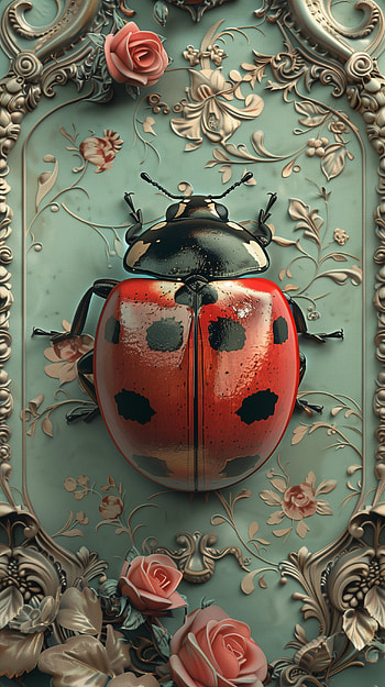 Elegant Ladybug, insect HD phone wallpaper