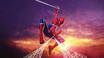 Spiderman Epic Saga, spiderman, superheroes, artwork, art, digital-art, artstation HD wallpaper