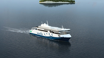 New ferry launch, Kvarken region, Travel connection, Scandinavian transport HD wallpaper