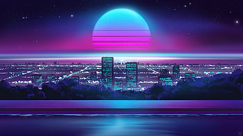 Toko Japan Synth Retrowave , synthwave, retrowave, artist, artwork, digital-art, artstation HD wallpaper
