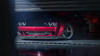 Dodge Challenger SRT demon, front-view HD wallpaper