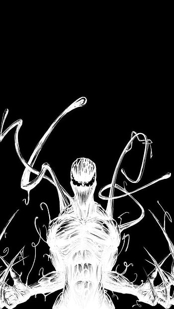Venom white, anime HD phone wallpaper