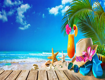 Beach Holiday, Summer, Sungka, Straw, Hat HD wallpaper