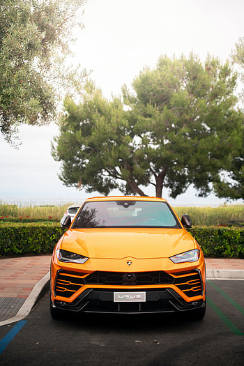 Sports, Lamborghini, Cars, Car, Front View, Sports Car, Lamborghini Urus HD phone wallpaper