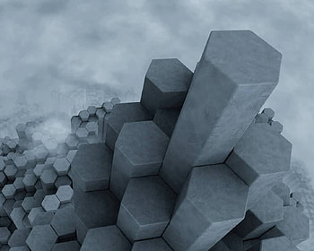abstract, gray, 3d, above, shape HD wallpaper