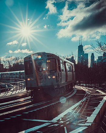 Miscellanea, Miscellaneous, Car, Movement, Traffic, Railway, Sunlight, Train, Railway Carriage HD phone wallpaper