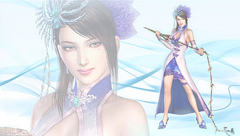 Zhen Ji, dynasty warriors, games, weapon, video games, female HD wallpaper
