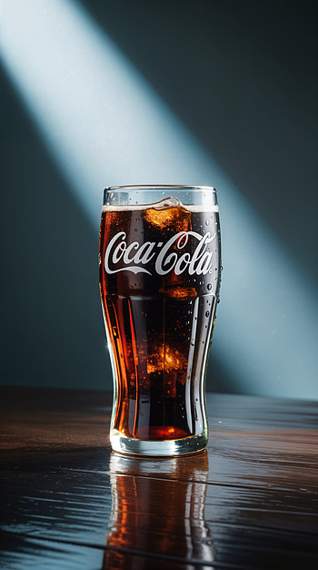 Refreshing Coca-Cola , glass, drink HD phone wallpaper