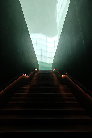 Interior, Minimalism, Design, Stairs, Ladder HD phone wallpaper