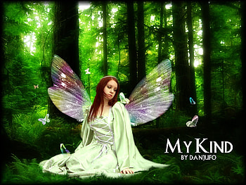Fantasy girl, abstract, fantasy HD wallpaper