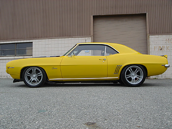 Super Spoke, camaro, chevy, gm, yellow HD wallpaper