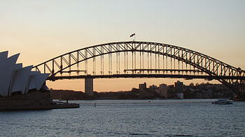 Sidney Australia Bridge, sidney, bridge, australia, water HD wallpaper