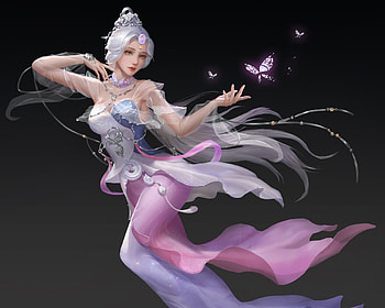 Fantasy girl, frumusete, black, gorgeous, girl, superb, suxs, pink, fantasy, butterfly, luminos HD wallpaper