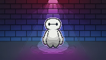 Baymax 8 Bit, big-hero-6, movies, animated-movies, artwork, artist, digital-art, 8-bit, deviantart HD wallpaper
