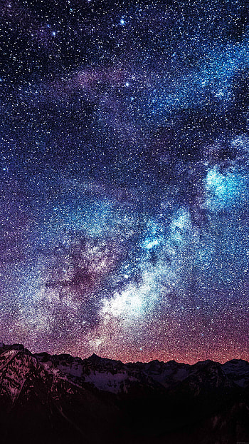 interstellar-space-night-stars-fire-best-9- HD phone wallpaper