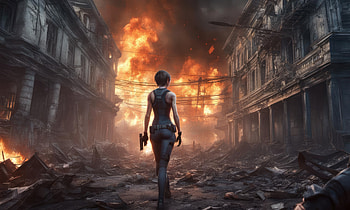 Jill Valentine Resident Evil The Disaster, resident-evil, games, artist, artwork, digital-art, deviantart HD wallpaper