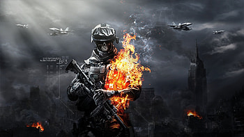 Battlefield Aviation Ammunition Skull Gun Fire [] Need HD wallpaper