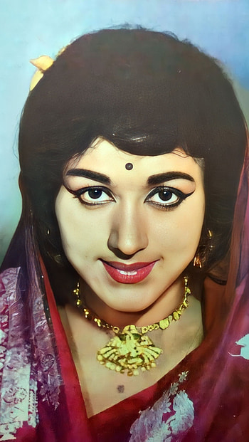 Bharathi, kannada actress, vintage actress HD phone wallpaper