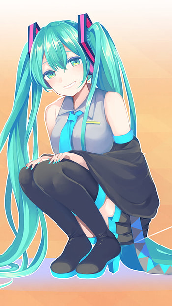 Hatsune Miku Vibes: Stunning Anime Vocaloid , Hatsune Miku, Anime, Vocaloid HD phone wallpaper