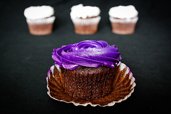 Cupcake, close up, food HD wallpaper
