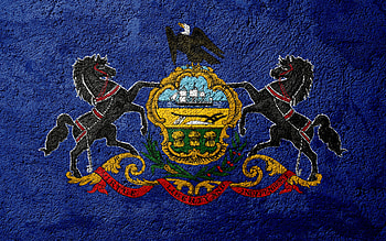 State of Pennsylvania flag, Patriotic symbol, Historical representation, National pride HD wallpaper