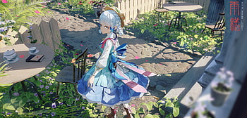 Kamisato Ayaka, Kamisato Ayaka (Genshin Impact), video game, Genshin Impact HD wallpaper