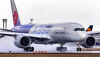 China Airlines, Travels, B-18918, A350-900, Frankfurt HD wallpaper