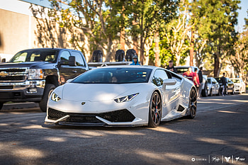 Lamborghini, street, auto, car HD wallpaper