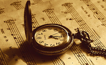 Clock, Macro, Surface, Metal, Leaflet, Pocket HD wallpaper