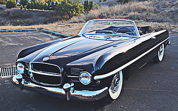 Dodge Firebomb Prototype, retro cars, 1953 cars, R, black cabriolet, 1953 Dodge Firebomb, american cars, Dodge HD wallpaper