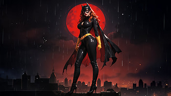 Batgirl Rising Defender Of Gotham, batgirl, superheroes, artwork, art, digital-art, ai, deviantart HD wallpaper