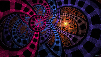 Abstract, Multicolored, Motley, Fractal, Intricate, Confused, Weave HD wallpaper