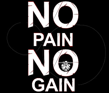 no, pain, no, gain, gym, workout sports . HD wallpaper