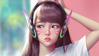 Summertime Over Dva Overwatch , dva-overwatch, overwatch, games, artist, artwork, digital-art, artstation HD wallpaper