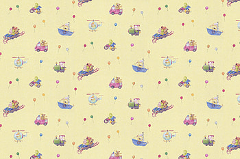 Texture, blue, pink, teddy bear, balloon, paper, child, pattern HD wallpaper