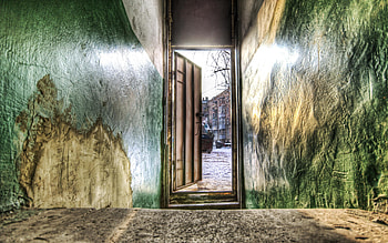 door, cg, abstract, 3d HD wallpaper