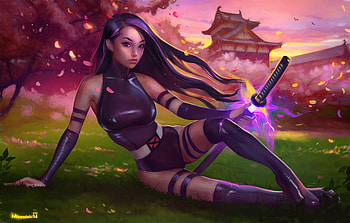 Psylocke Artwork, psylocke, character, marvel, artwork, artstation HD wallpaper