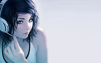 Heads, Vector, Girl, Face, Curls, Micro HD wallpaper