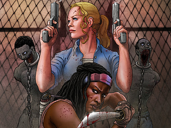 The Walking Dead, Tv Show, Andrea (The Walking Dead), Michonne (The Walking Dead) HD wallpaper