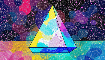 Colorful Prism: A Stunning Ultra, prism, Abstract, pyramid, colorful, geometric HD wallpaper