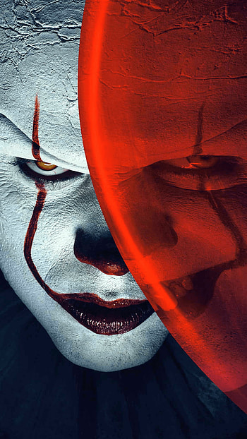 Pennywise , Horror-themed, Terrifying visuals, Creepy clown HD phone wallpaper