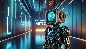 Futuristic Robot Corridor, Abyss, futuristic, technology, neon, Digital Art HD wallpaper
