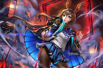 Amiya Arknights , arknights, games, anime, 2020-games, deviantart HD wallpaper