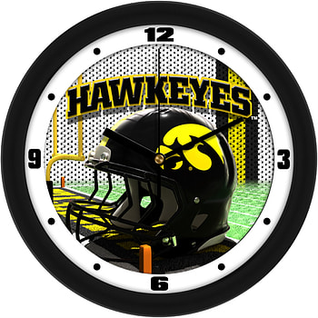Iowa Hawkeyes Football, Football helmet, Wall clock, Iowa theme HD phone wallpaper