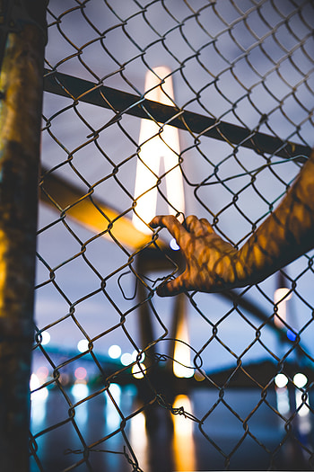 Night, Hand, Miscellanea, Miscellaneous, Grid, Fence, Lattice, Trellis HD phone wallpaper