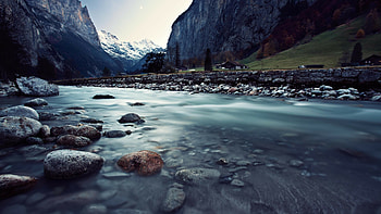 Switzerland, Rivers HD wallpaper