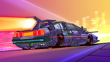Cyberpunk Retro Car, cyberpunk, retro, artist, artwork, digital-art, artstation HD wallpaper