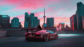 Lamborghini Aventador live , waifu HD wallpaper